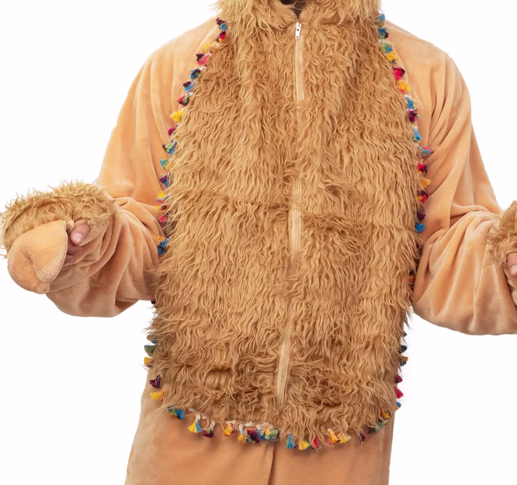 Alpaka Kostüm Lama Alex für Erwachsene Onesize Unisex Tier braun Damen Herren Fasching Karneval Mottoparty Paarkostüm Alpaka Kostüm Lama Alex für Erwachsene Onesize Unisex Tier braun Damen Herren Fasching Karneval Mottoparty Paarkostüm