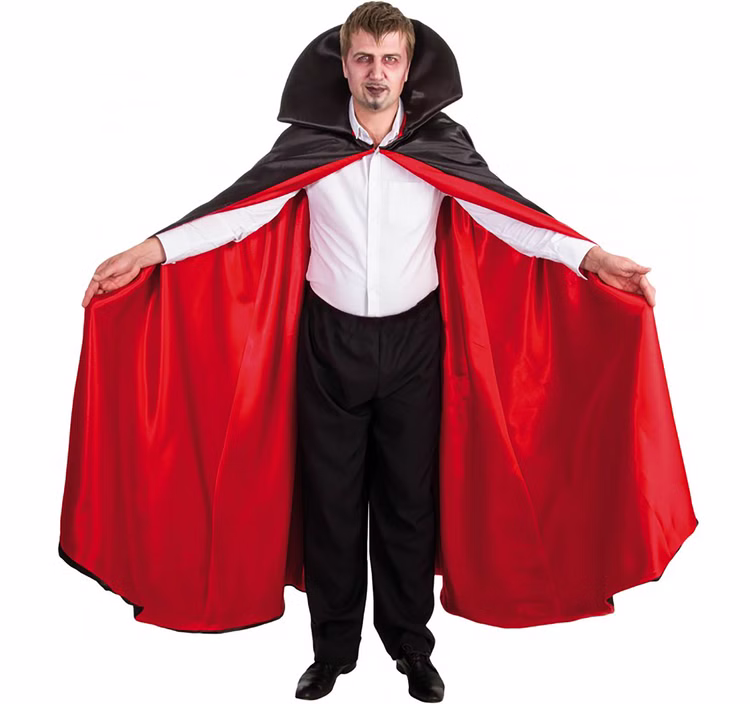 Dracula Kostüm Grafen Umhang Halloween Vampir Teufel deluxe für Herren Einheitsgröße Fasching Karneval Mottoparty Dracula Kostüm Grafen Umhang Halloween Vampir Teufel deluxe für Herren Einheitsgröße Fasching Karneval Mottoparty