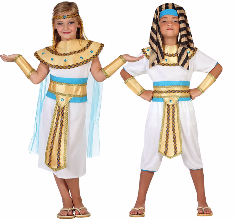 Pharao Kostüm Ägypter Aaron für Kinder 5-12 Jahre weiß gold Fasching Karneval Mottoparty Kinderfasching Pharao Kostüm Ägypter Aaron für Kinder 5-12 Jahre weiß gold Fasching Karneval Mottoparty Kinderfasching