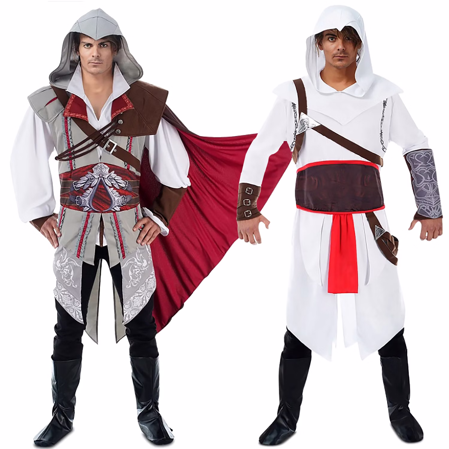 Assassins Creed Kostüm Altair deluxe für Herren Gr. M-XL weiß Computerspiel SALE Mittelalter Fasching Karneval Mottoparty Assassins Creed Kostüm Altair deluxe für Herren Gr. M-XL weiß Computerspiel SALE Mittelalter Fasching Karneval Mottoparty