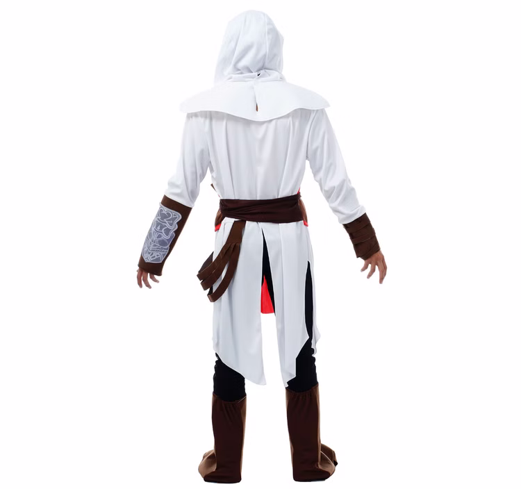 Assassins Creed Kostüm Altair deluxe für Herren Gr. M-XL weiß Computerspiel SALE Mittelalter Fasching Karneval Mottoparty Assassins Creed Kostüm Altair deluxe für Herren Gr. M-XL weiß Computerspiel SALE Mittelalter Fasching Karneval Mottoparty
