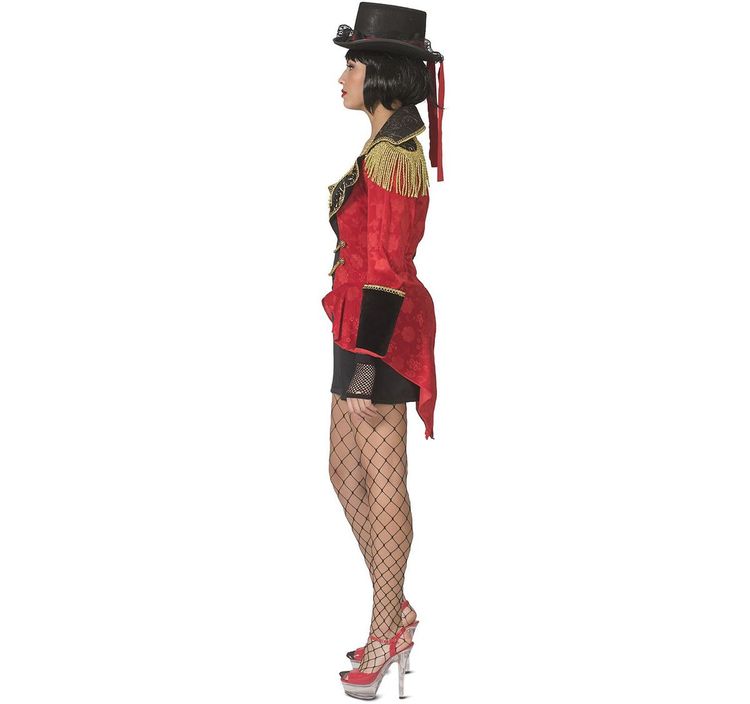 Zirkus Kostüm sexy Direktorin Dompteurin für Damen Zirkus Kostüm sexy Zirkus Direktorin Dompteurin für Damen Gr. 32-42 schwarz rot Fasching Karneval Mottoparty