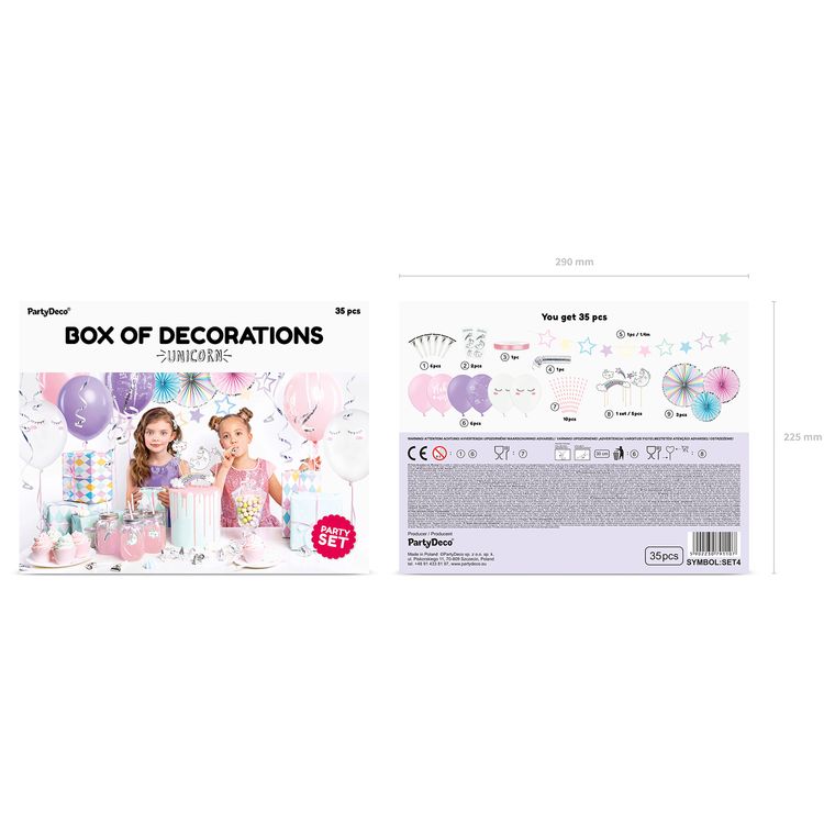Einhorn Party Set für Kinder Geburtstag 35-tlg. Tischdeko Party-Deko Einhorn Party Set Kinder Geburtstag 35-tlg. Tischdeko SALE Party-Deko Unicorn-Party Mädchen Kindergeburtstag Fasching Karneval Mottoparty