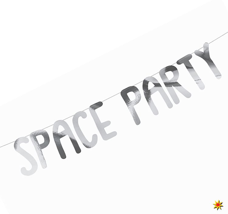 Party-Set Kinder Geburtstag Astronaut Weltraum Deko Luftballons, 71-tlg. Kindergeburtstag Mottoparty Kinderfasching Galaxie