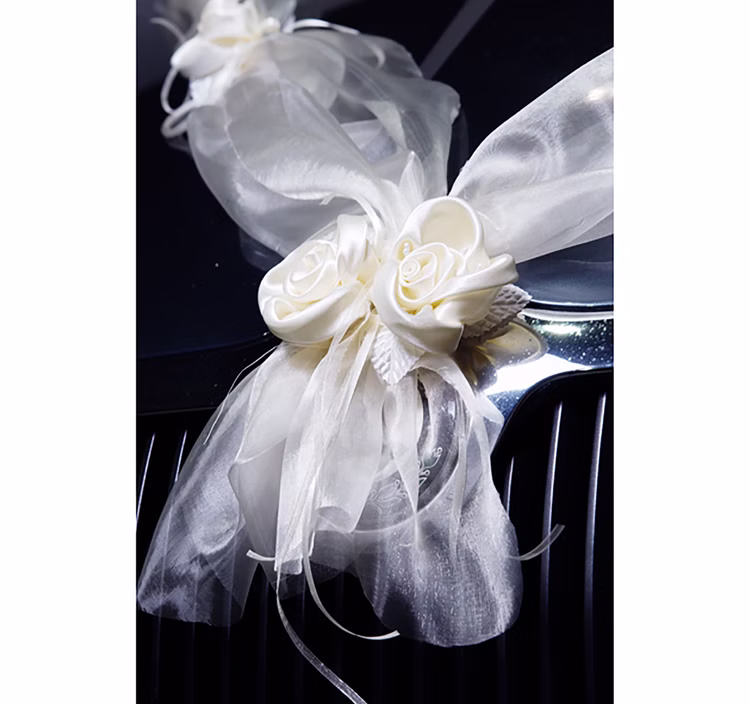 Autoschmuck Hochzeit Wedding Car Deko Rosenblüten creme 4-tlg. Deko-Set Autoschleife Motorhaube Blumen Rattanherzen mit Saufnäpfen Wedding-Car Hochzeitsauto Autoschmuck Hochzeit Wedding Car Deko Rosenblüten creme 4-tlg. Deko-Set Autoschleife Motorhaube Blumen Rattanherzen mit Saufnäpfen Wedding-Car Hochzeitsauto