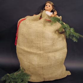 Weihnachtsmann-Set 3-tlg. Zubehör Reißig-Rute Jutesack Glocke Nikolaus Weihnachten Accessoires Weihnachtsmann Kostüm-Zubehör Geschenkesack Weihnachtsmann-Set 3-tlg. Zubehör Reißig-Rute Jutesack Glocke Nikolaus Weihnachten Accessoires Weihnachtsmann Kostüm-Zubehör Geschenkesack