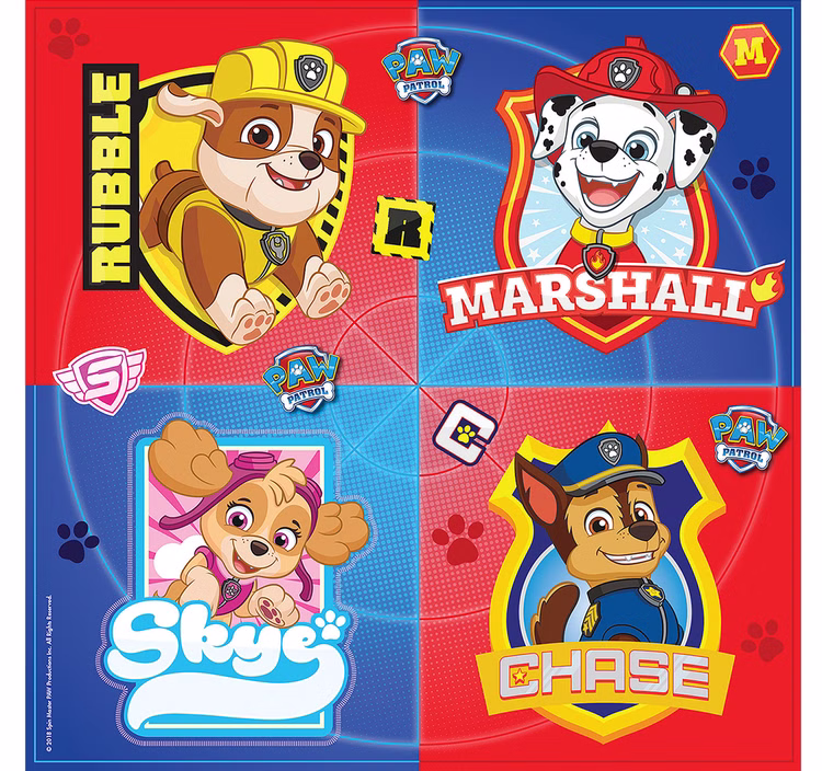 Paw Patrol Servietten aus Papier 16 Stück Hunde Tisch-Deko Kindergeburtstag Party-Zubehör Mottoparty Bunte Serviette mit Paw Patrol-Motiv.