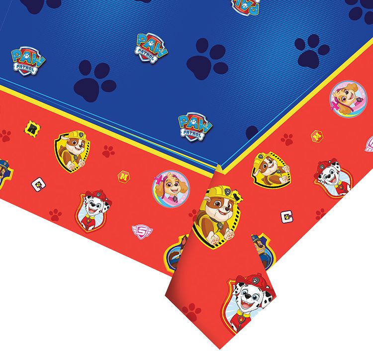 Paw Patrol Party-Set Kindergeburtstag 64-tlg. Party-Deko Geschirr Luftballons Dekoration Geburtstag Filmheld Fasching Karneval Mottoparty Kids-Party