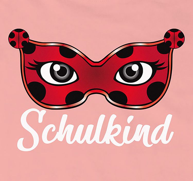Kinder T-Shirt Schulkind Marienkäfer Ladybug mit Wunschname Kinder T-Shirt Schulkind Marienkäfer Ladybug mit Wunschname Schuleingang Geschenk Zuckerztüte Mädchen