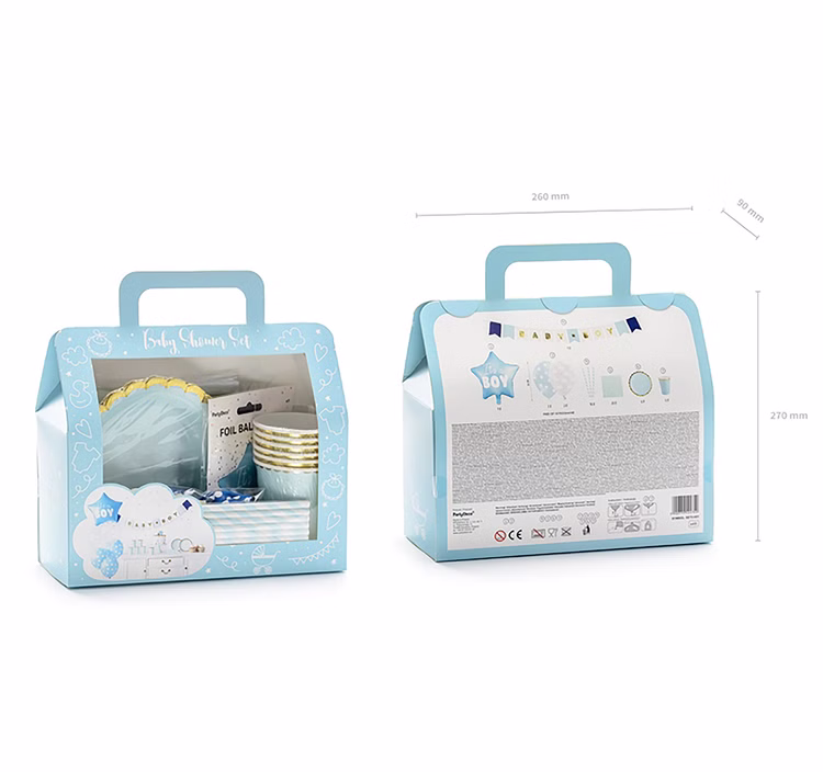 Babyparty Deko Set Babyshower Junge Mädchen rosa blau 49-tlg. Party Set Gender Reveal Luftballons Geschirr Tischdeko Deko Babyparty Deko Set Babyshower Junge Mädchen rosa blau 49-tlg. Party Set Gender Reveal Luftballons Geschirr Tischdeko Deko