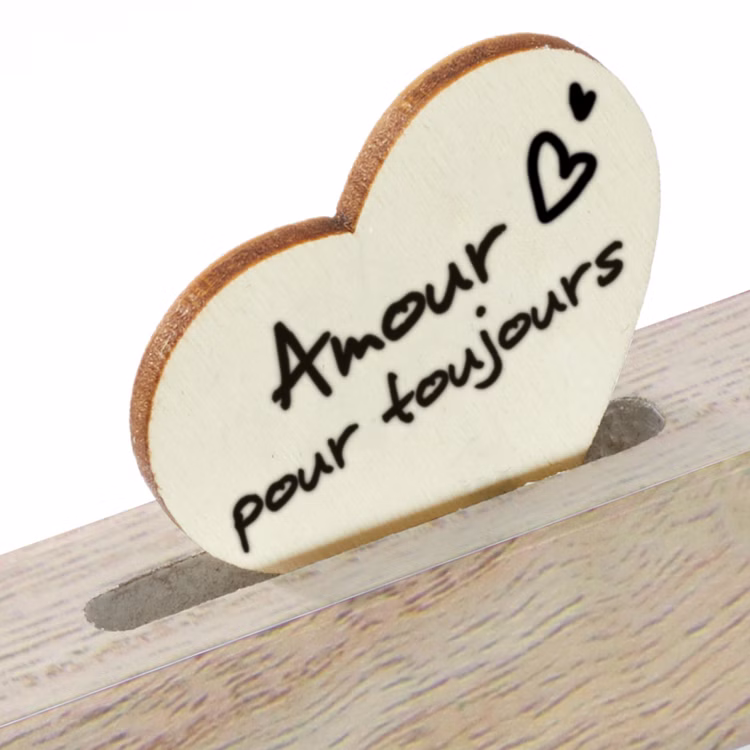 Personalisiertes Gästebuch Hochzeit Geschenk Bilderrahmen mit 53 Holzherzen zum Beschriften Geschenkidee Personalisiertes Gästebuch Hochzeit Geschenk Bilderrahmen mit 53 Holzherzen zum Beschriften Geschenkidee