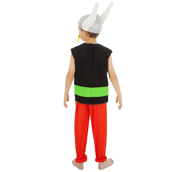 Asterix Kostüm deluxe für Kinder Asterix Kostüm deluxe für Kinder von Vorne mit Asterix-Logo in der Ecke
