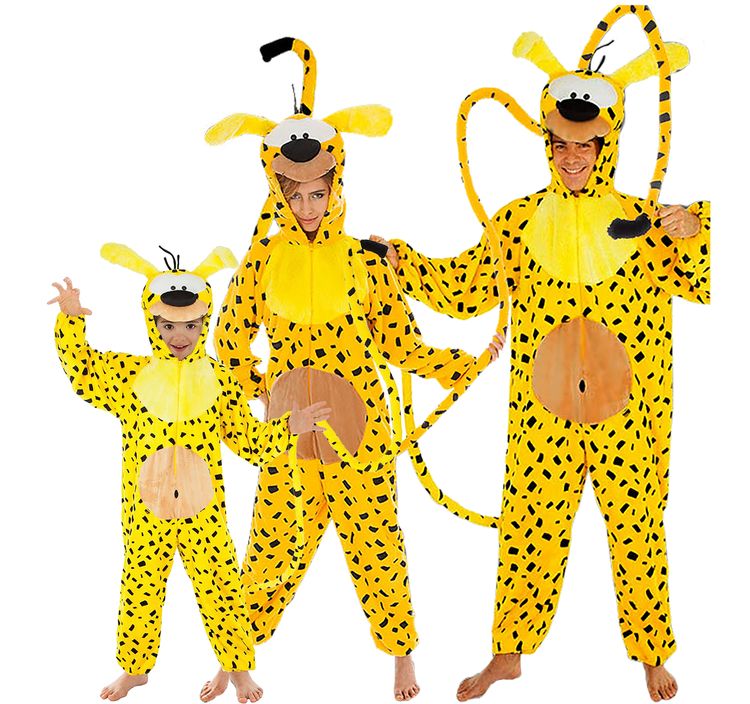 Marsupilami Kostüm Comicheld für Erwachsene Marsupilami Kostüm Comicheld für Erwachsene Gr. S-XXL gelb Comic Fasching Tierkostüm Fantasie Fabeltier Fasching Karneval Paarkostüm