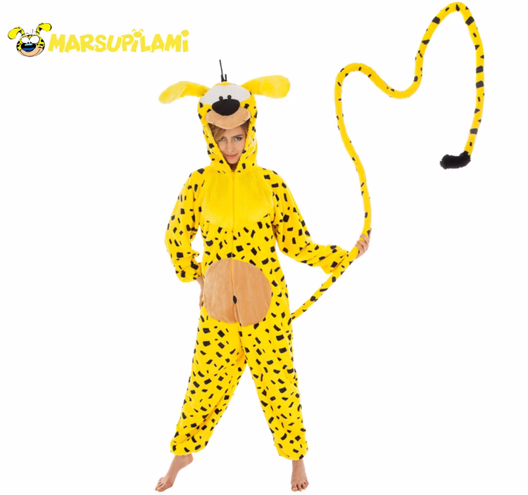 Marsupilami Kostüm Comicheld für Erwachsene Gr. S-XXL gelb Comic Fasching Tierkostüm Fantasie Fabeltier Fasching Karneval Paarkostüm Marsupilami Kostüm Comicheld für Erwachsene Gr. S-XXL gelb Comic Fasching Tierkostüm Fantasie Fabeltier Fasching Karneval Paarkostüm
