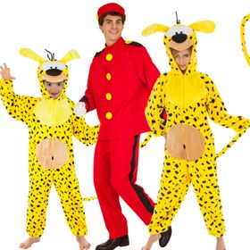 Unisex Kinder Kostüm Marsupilami Comicheld Tierkostüm Fantasie Fabeltier Fasching Karneval