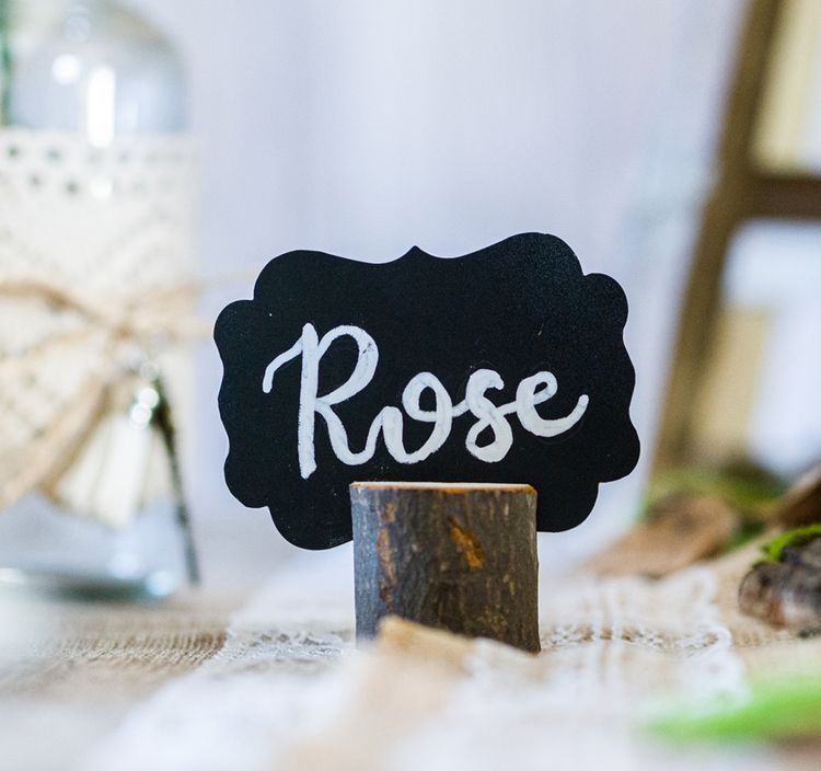 Tischkartenhalter Fotohalter Nummernhalter aus Holz Hochzeit Geburtstag 9 Stück Memohalter aus Birkenholz