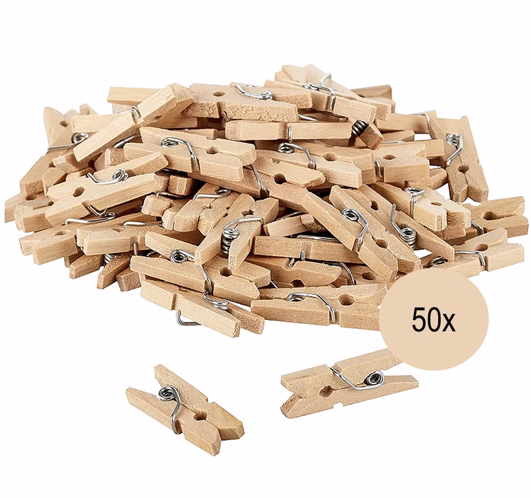 Mini Holz Wäscheklammern 2 cm Deko DIY Bastel 50 Stück Fotoklammer Zierklammer Hochzeit Geburtstag Adventskalender Mini Holz Wäscheklammern 2 cm Deko DIY Bastel 50 Stück Fotoklammer Zierklammer Hochzeit Geburtstag Adventskalender