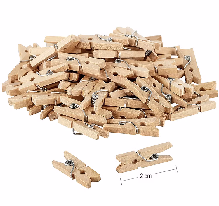 Mini Holz Wäscheklammern 2 cm Deko DIY Bastel 50 Stück Fotoklammer Zierklammer Hochzeit Geburtstag Adventskalender Mini Holz Wäscheklammern 2 cm Deko DIY Bastel 50 Stück Fotoklammer Zierklammer Hochzeit Geburtstag Adventskalender