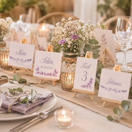 20 Mini Staffeleien Holz Kartenhalter Fotohalter Hochzeit Tischdeko