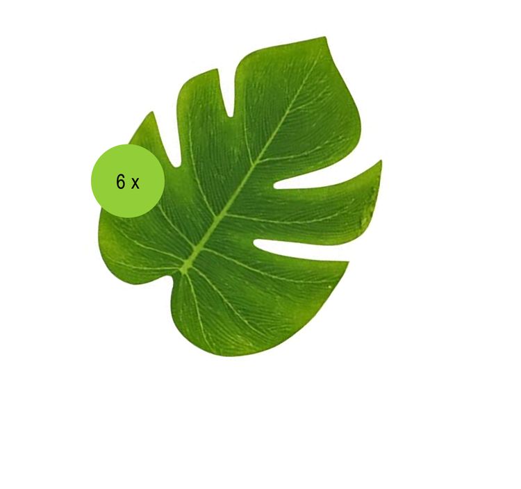 Mottoparty Party-Deko Tropical Hawaii Palmenblätter 13 Stück  Mottoparty Party-Deko Tropical Hawaii Palmenblätter verschiedene Größen 13 Stück Hochzeit Geburtstag Tischdeko