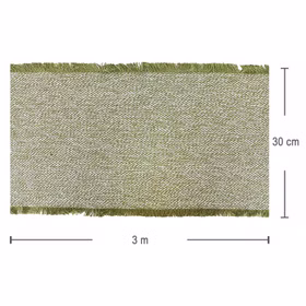 Deko Tischläufer grün meliert mit dunkelgrünen Fransen Fransen-Tischläufer Ostern Gras grüne Wiese 30 cm x 3 m Deko Tisch-Deko Dekoration Osterfest Frühlingsanfang Party-Deko
