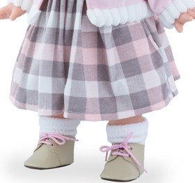 Puppe Annabell Mädchen 42 cm mit langen Haaren Schlafaugen Puppenkleid Spielzeug Geschenk