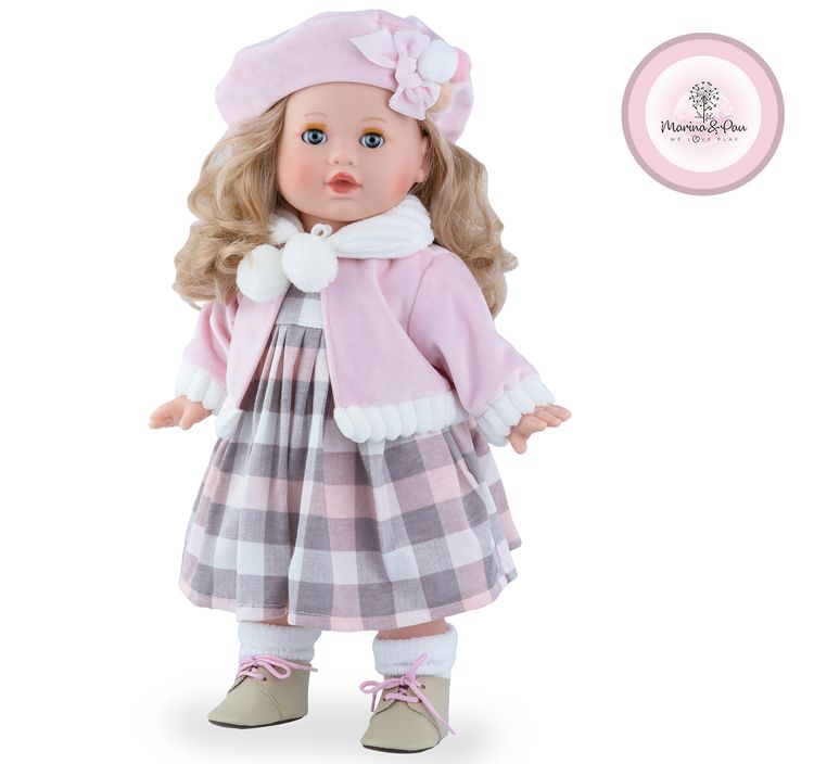 Puppe Annabell Mädchen 42 cm mit langen Haaren Schlafaugen Spielzeug