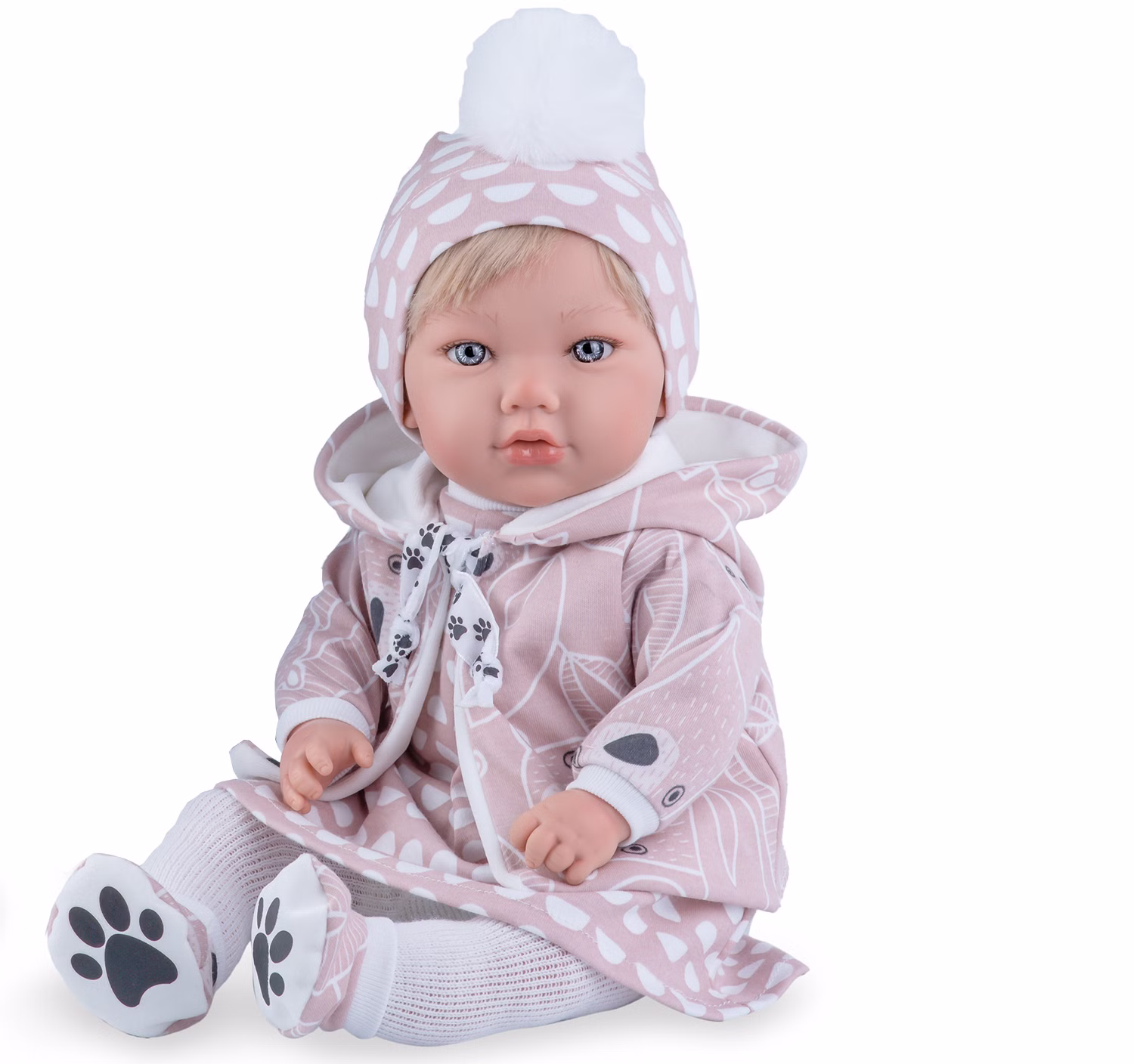 Puppe Alina Mädchen 45 cm mit Haare Schlafaugen & Schnuller Puppenkleidung Spielzeug Geschenk Puppe Alina Mädchen 45 cm mit Haare Schlafaugen & Schnuller Puppenkleidung Spielzeug Geschenk
