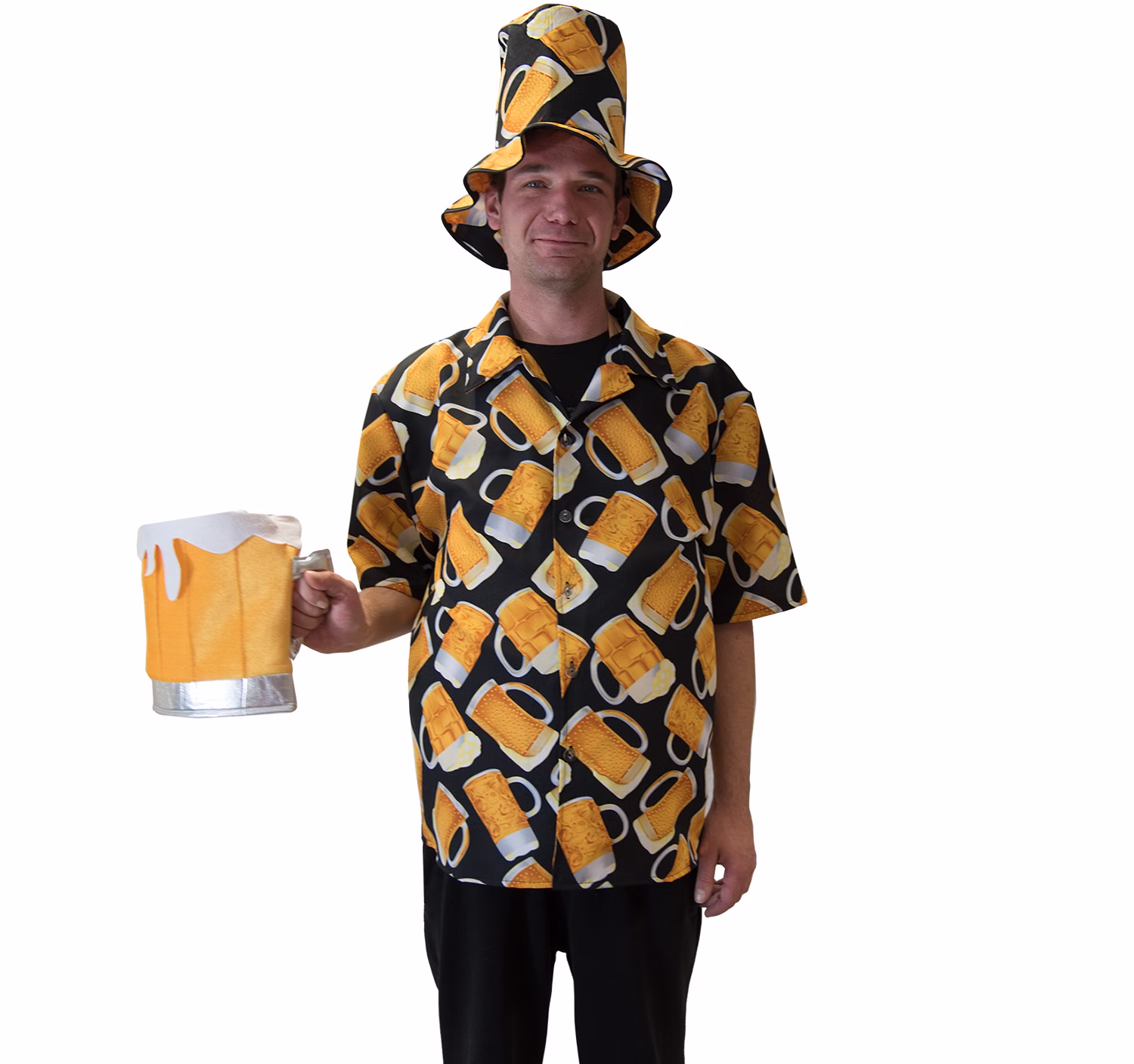 Herren Hawaiihemd Bier Kostüm Gr. 50-58 Oktoberfest JGA Männertag Fasching Freizeithemd Mottoparty Bierhemd Hemd mit Biermotiv Herren Hawaiihemd Bier Kostüm Gr. 50-58 Oktoberfest JGA Männertag Fasching Freizeithemd Mottoparty Bierhemd Hemd mit Biermotiv