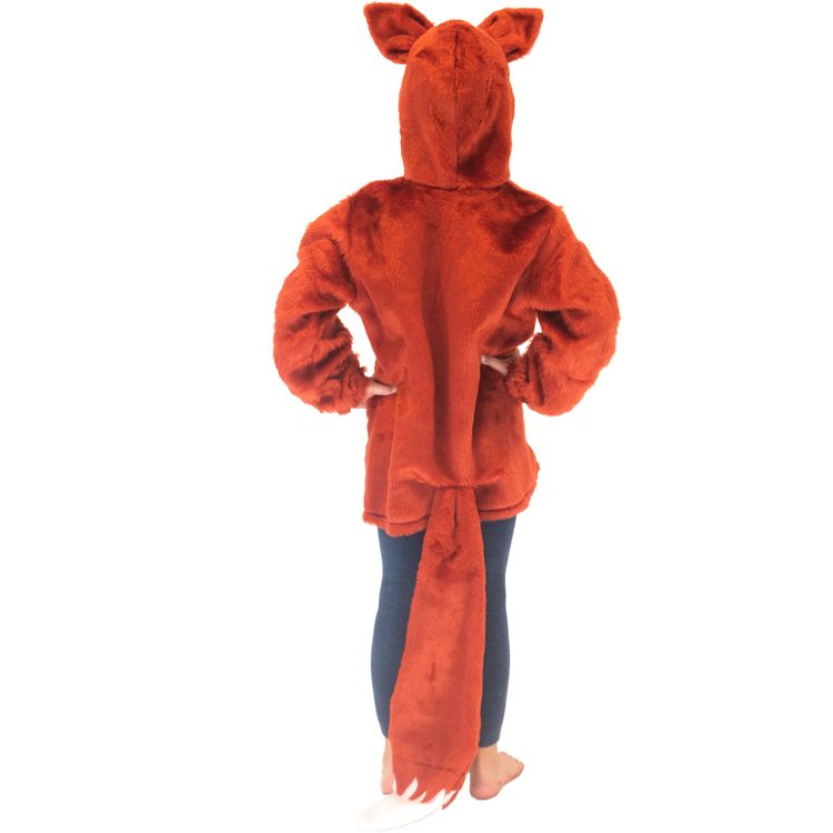 Fuchs Kostüm Fido für Kinder mit Fuchsschwanz Fuchs Kostüm Fido für Kinder von Vorne