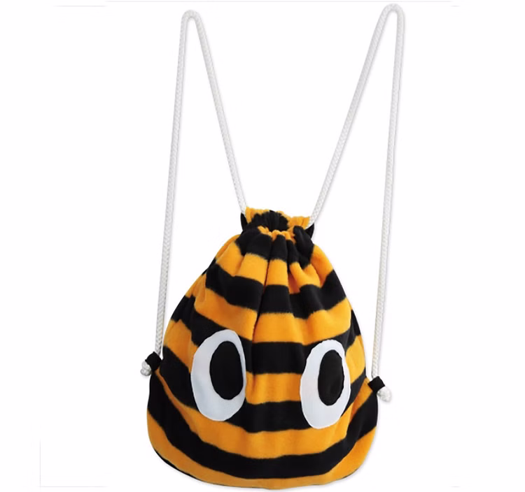 Bienen Rucksack Turnbeutel Onesize Beutel mit Augen Kostüm-Zubehör Fasching Sportbeutel Freizeit Karneval Bienen Rucksack Turnbeutel Onesize Beutel mit Augen Kostüm-Zubehör Fasching Sportbeutel Freizeit Karneval