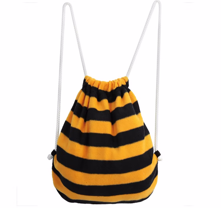 Bienen Rucksack Turnbeutel Onesize Beutel mit Augen Kostüm-Zubehör Fasching Sportbeutel Freizeit Karneval Bienen Rucksack Turnbeutel Onesize Beutel mit Augen Kostüm-Zubehör Fasching Sportbeutel Freizeit Karneval