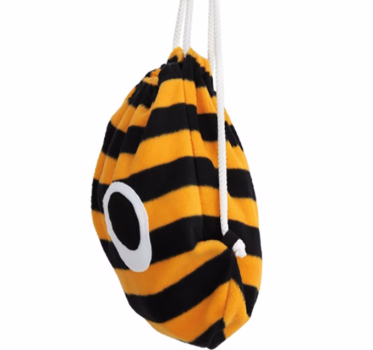 Bienen Rucksack Turnbeutel Onesize Beutel mit Augen Kostüm-Zubehör Fasching Sportbeutel Freizeit Karneval Bienen Rucksack Turnbeutel Onesize Beutel mit Augen Kostüm-Zubehör Fasching Sportbeutel Freizeit Karneval