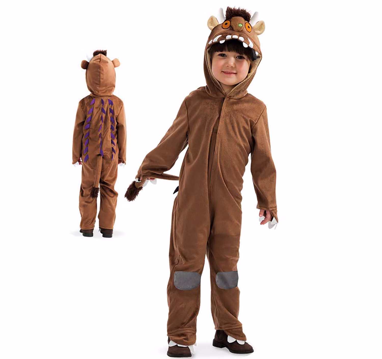 Unisex Kinder Kostüm Grüffelo Gr. 104-128 Overall braun Fasching Karneval Kindergeburtstag Unisex Kinder Kostüm Grüffelo Gr. 104-128 Overall braun Fasching Karneval Kindergeburtstag