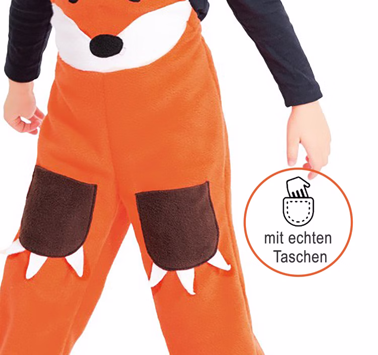 Fuchs Kostüm Latzhose Spielhose für Kinder Gr. 98-116 orange Tier Tierkostüm Fasching Kindergeburtstag Karneval Kinderfasching Rollenspiel Fuchs Kostüm Latzhose Spielhose für Kinder Gr. 98-116 orange Tier Tierkostüm Fasching Kindergeburtstag Karneval Kinderfasching Rollenspiel
