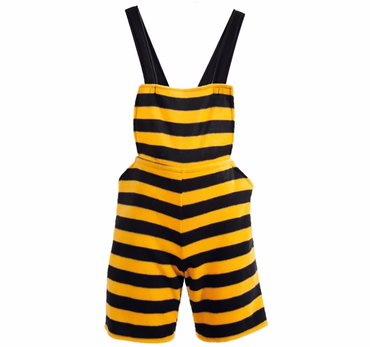 Bienen Kostüm Fleece Latzhose Hummel mit Stachel für Damen Gr. M-XL Fasching Karneval Mottoparty Rettet die Bienen Bienen Kostüm Fleece Latzhose Hummel mit Stachel für Damen Gr. M-XL Fasching Karneval Mottoparty Rettet die Bienen