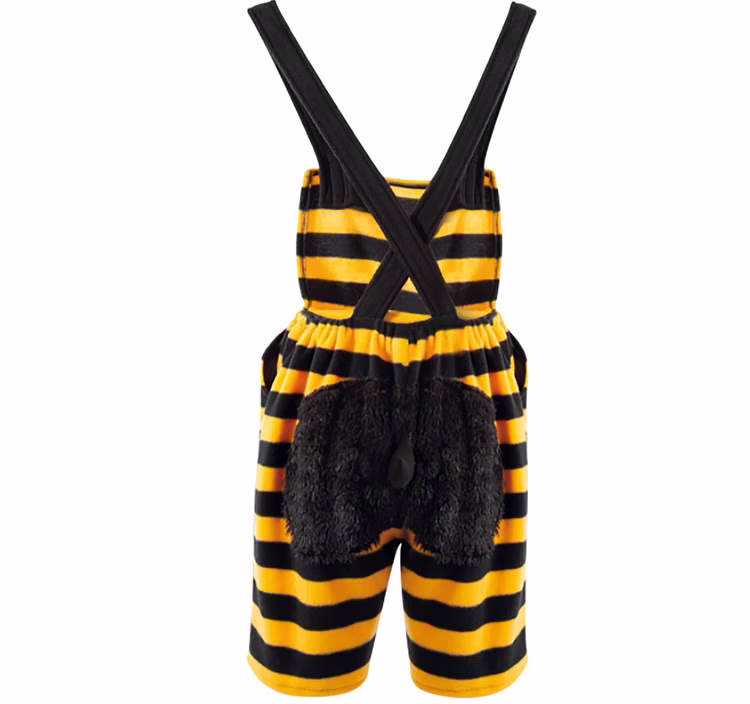 Damen Kostüm Biene Hummel Fleece Latzhose mit Stachel Gr. M-XL Fasching Karneval Mottoparty Rettet die Bienen Damen Kostüm Biene Hummel Fleece Latzhose mit Stachel Gr. M-XL Fasching Karneval Mottoparty Rettet die Bienen