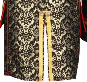 Märchenprinz Kostüm Barock König Richard gefütterte Garde Jacke deluxe für Herren Gr. L-XXL  Venezia Mottoparty Fasching Karneval