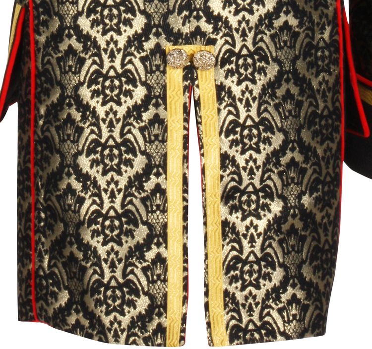 Märchenprinz Kostüm Barock König Richard gefütterte Garde Jacke deluxe für Herren Märchenprinz Kostüm Barock König Richard gefütterte Garde Jacke deluxe für Herren Gr. L-XXL  Venezia Mottoparty Fasching Karneval