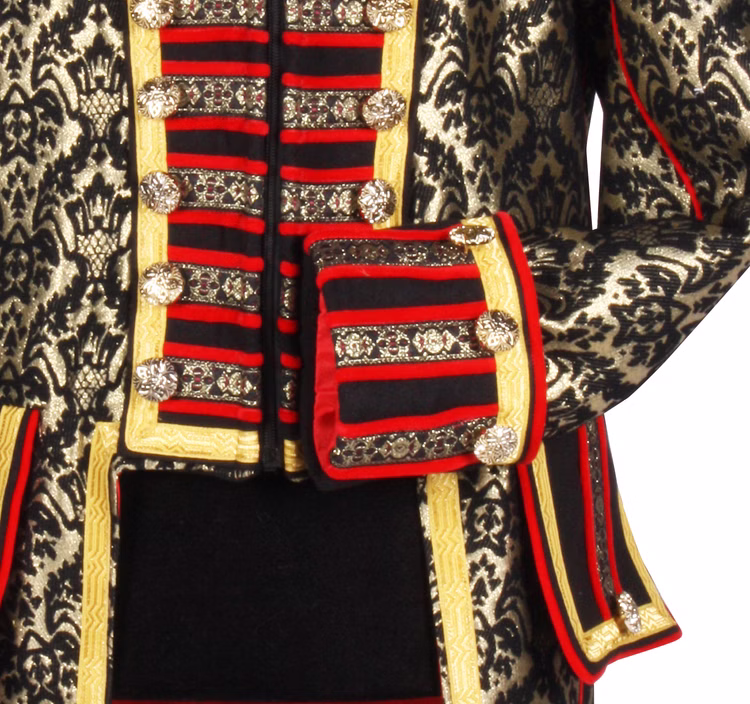 Märchenprinz Kostüm Barock König Richard gefütterte Garde Jacke deluxe für Herren Gr. L-XXL Venezia Mottoparty Fasching Karneval Märchenprinz Kostüm Barock König Richard gefütterte Garde Jacke deluxe für Herren Gr. L-XXL Venezia Mottoparty Fasching Karneval