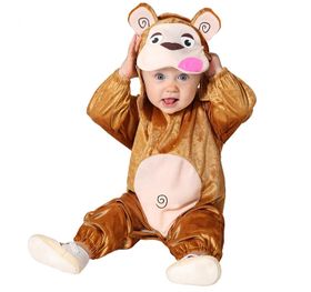 Unisex Kinder Baby Kostüm Affe Charlie 12-24 Monate Tierkostüm braun Fasching Karneval Fotoshooting Kleinkind