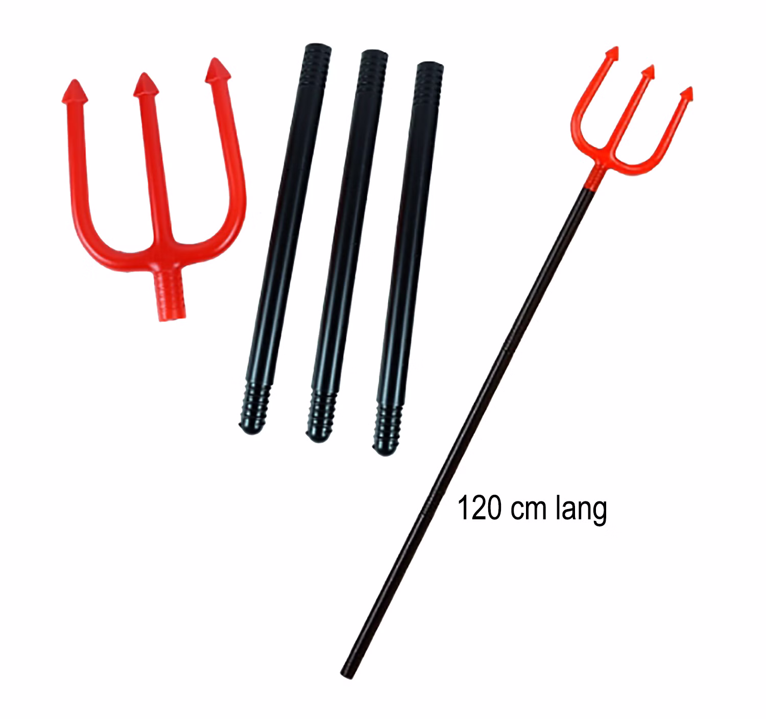 Halloween Dreizack Teufel 120 cm schraubbar Teufelsdreizack Kostüm-Zubehör Fasching Karneval Mottoparty Halloween Dreizack Teufel 120 cm schraubbar Teufelsdreizack Kostüm-Zubehör Fasching Karneval Mottoparty