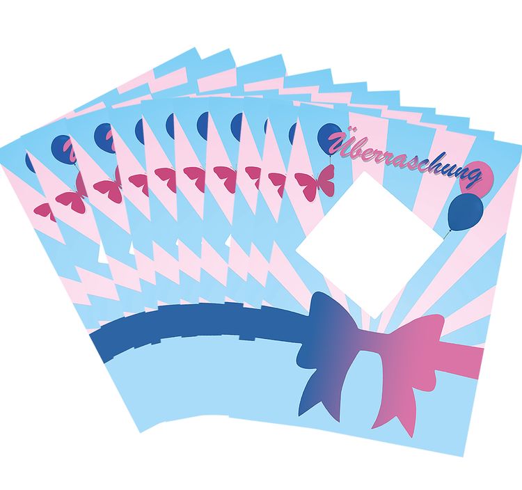 Geschenkgutschein 10 Karten mit Rubbelsticker Motivauswahl Geschenkgutschein 10 Karten mit Rubbelsticker Motivauswahl