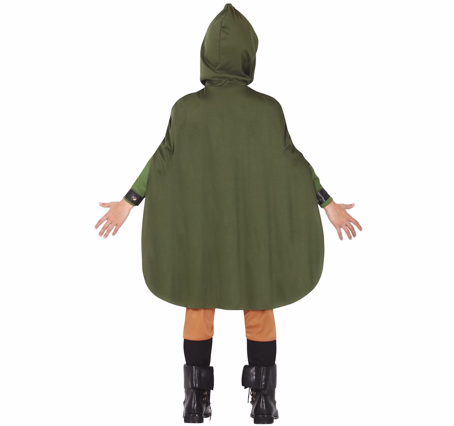Unisex Kinder Kostüm Robin Hood Bogenschütze Ariel 5-12 Jahre grün Fasching Walddieb Karneval Kinderfasching