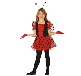Kinder Kostüm Marienkäfer Mimi 5-12 Jahre Kleid mit Flügeln SALE Fasching Karneval Ladybug Kinderfasching Mottoparty Tierkleid