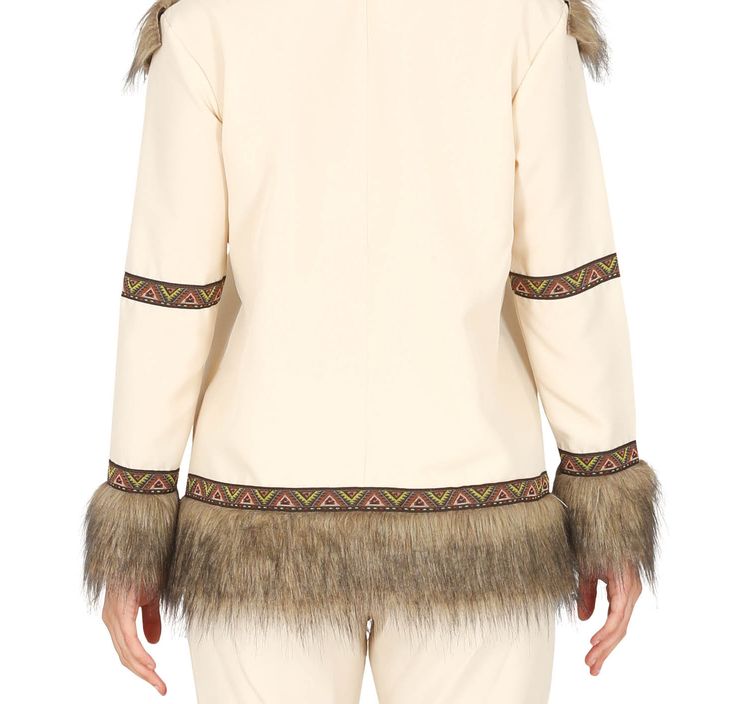 Eskimo Kostüm Marlitt für Damen Eskimo Kostüm Marlitt für Damen Gr. S-L Inuit weiß Fasching Karneval Jäger Mottoparty Paarkostüm