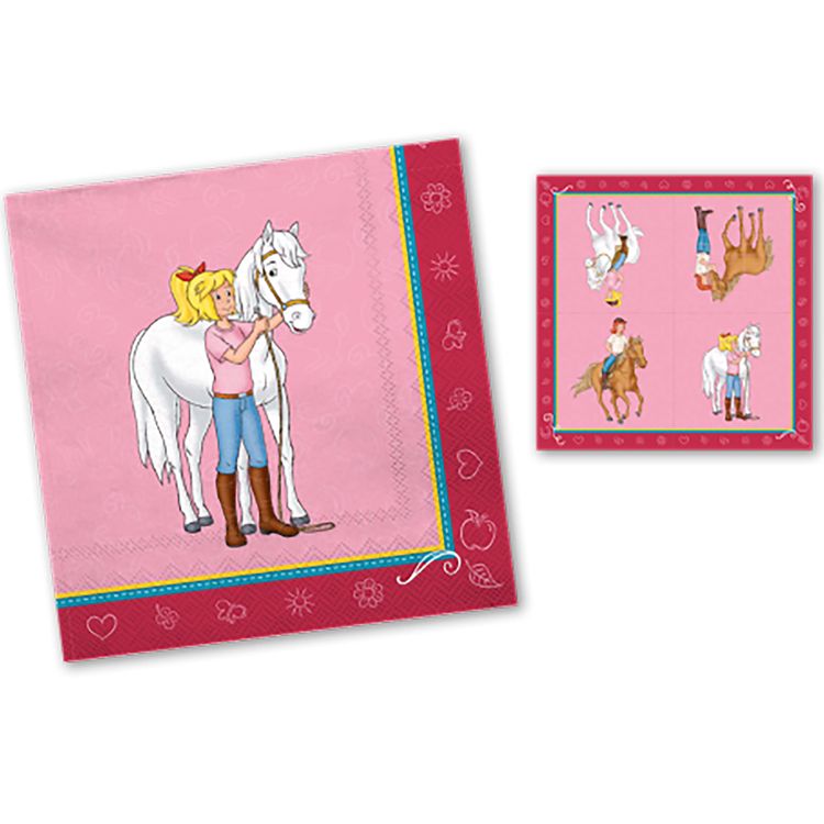 XXL Party-Set Kindergeburtstag Bibi & Tina für 6 Kinder, 91-tlg. XXL Party-Set Kindergeburtstag Bibi & Tina für 6 Kinder 91 Teile Geschirr Geburtstag Party Mädchen Geburtstag Mottoparty Bibi Blocksberg