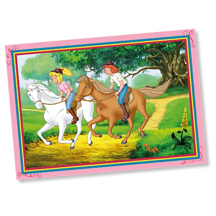 XXL Party-Set Kindergeburtstag Bibi & Tina für 6 Kinder, 91-tlg. XXL Party-Set Kindergeburtstag Bibi & Tina für 6 Kinder 91 Teile Geschirr Geburtstag Party Mädchen Geburtstag Mottoparty Bibi Blocksberg