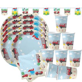 Übersicht Party-Set Feuerwehr.