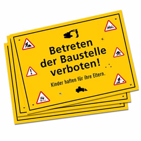 XXL Party-Set Kindergeburtstag Baustelle Bagger für 6 Kinder 98 Teile Bauarbeiter Mottoparty Baggerfahrer